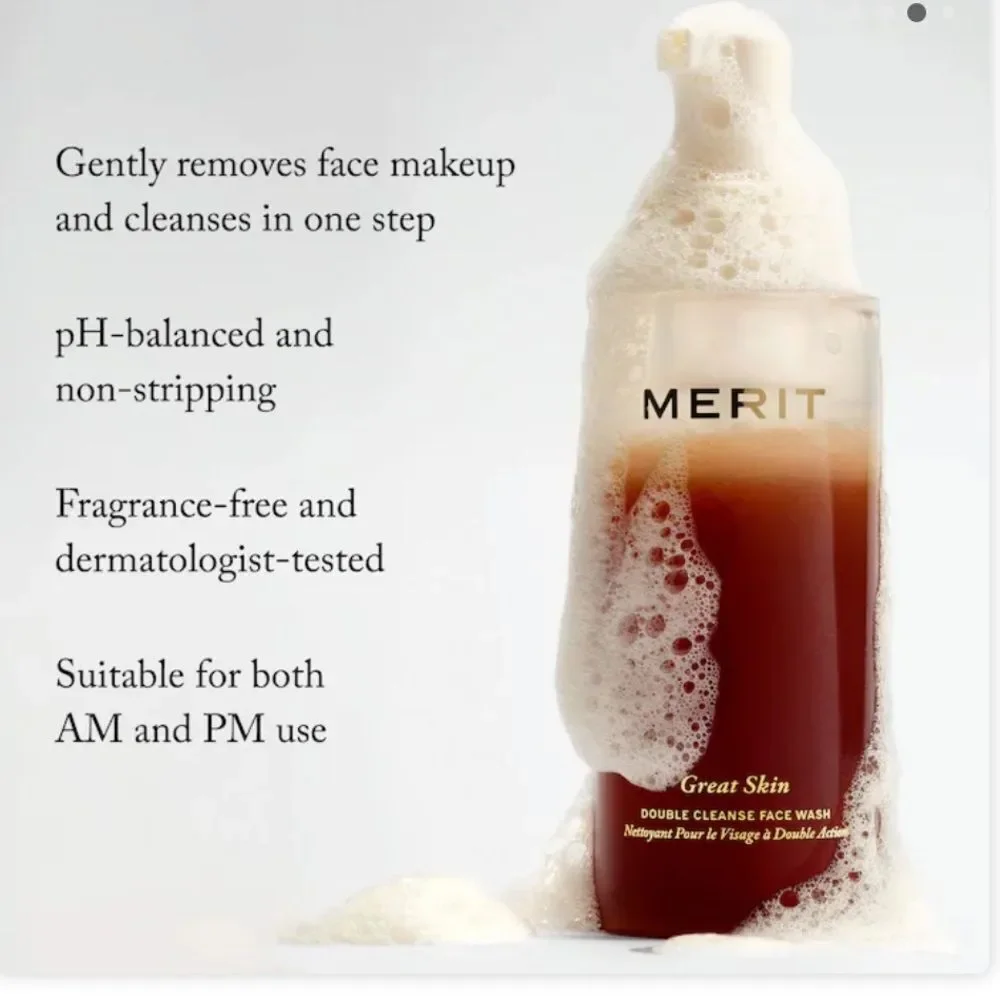 MERIT Great Skin Double Cleanse Makeup Removing Cleanser
